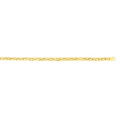 14kt Gold 24" Yellow Finish Polished Round Necklace with Lobster Clasp RC9741-24