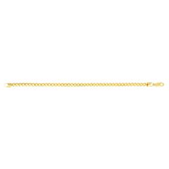 14kt Gold 30" Yellow Finish Shiny Round Franco Chain with Lobster Clasp RDFR155-30