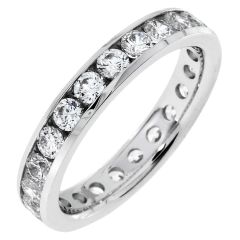 Just Perfect 1.50ct tw Diamond Eternity Channel Set Band