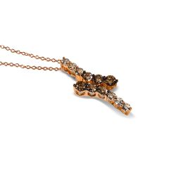 Le Vian Ombre Pendant featuring 7/8 cts. Chocolate Ombré Diamonds®  set in 14K Strawberry Gold®