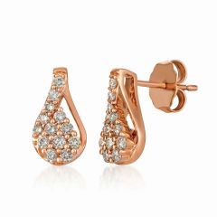 Le Vian Creme Brulee® Earrings featuring 3/8 cts. Nude Diamonds™  set in 14K Strawberry Gold®