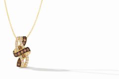 Le Vian Creme Brulee® Pendant featuring 3/8 cts. Chocolate Diamonds® , 3/8 cts. Nude Diamonds™  set in 14K Honey Gold™