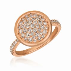 Le Vian Creme Brulee® Ring featuring 3/4 cts. Nude Diamonds™  set in 14K Strawberry Gold®