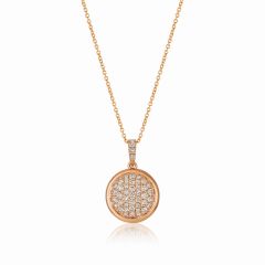 Le Vian Creme Brulee® Pendant featuring 5/8 cts. Nude Diamonds™  set in 14K Strawberry Gold®