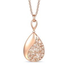 Le Vian Creme Brulee® Pendant featuring 1  1/4 cts. Nude Diamonds™  set in 14K Strawberry Gold®