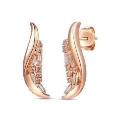 Le Vian Creme Brulee® Earrings featuring 1/4 cts. Nude Diamonds™  set in 14K Strawberry Gold®