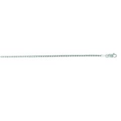 14kt 16" White Gold Shiny Classic Box Chain with Lobster Clasp WBOX073-16