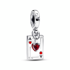 Disney Villains Queen of Hearts Double Dangle Charm 793420C01