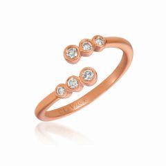 Le Vian® Ring featuring 1/5 cts. Vanilla Diamonds®  set in 14K Strawberry Gold®