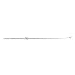 14K White Gold 7" Amore Knot Bracelet WRC5586-07