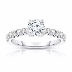 14K WHITE GOLD DIAMOND SEMI MOUNT WITH 0.69 CARAT TOTAL WEIGHT IJ COLOR SI2 CLARITY Z00164270
