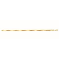 10kt Gold 22" Yellow Finish Light Miami Cuban Chain with Lobster Clasp ZHMC120-22