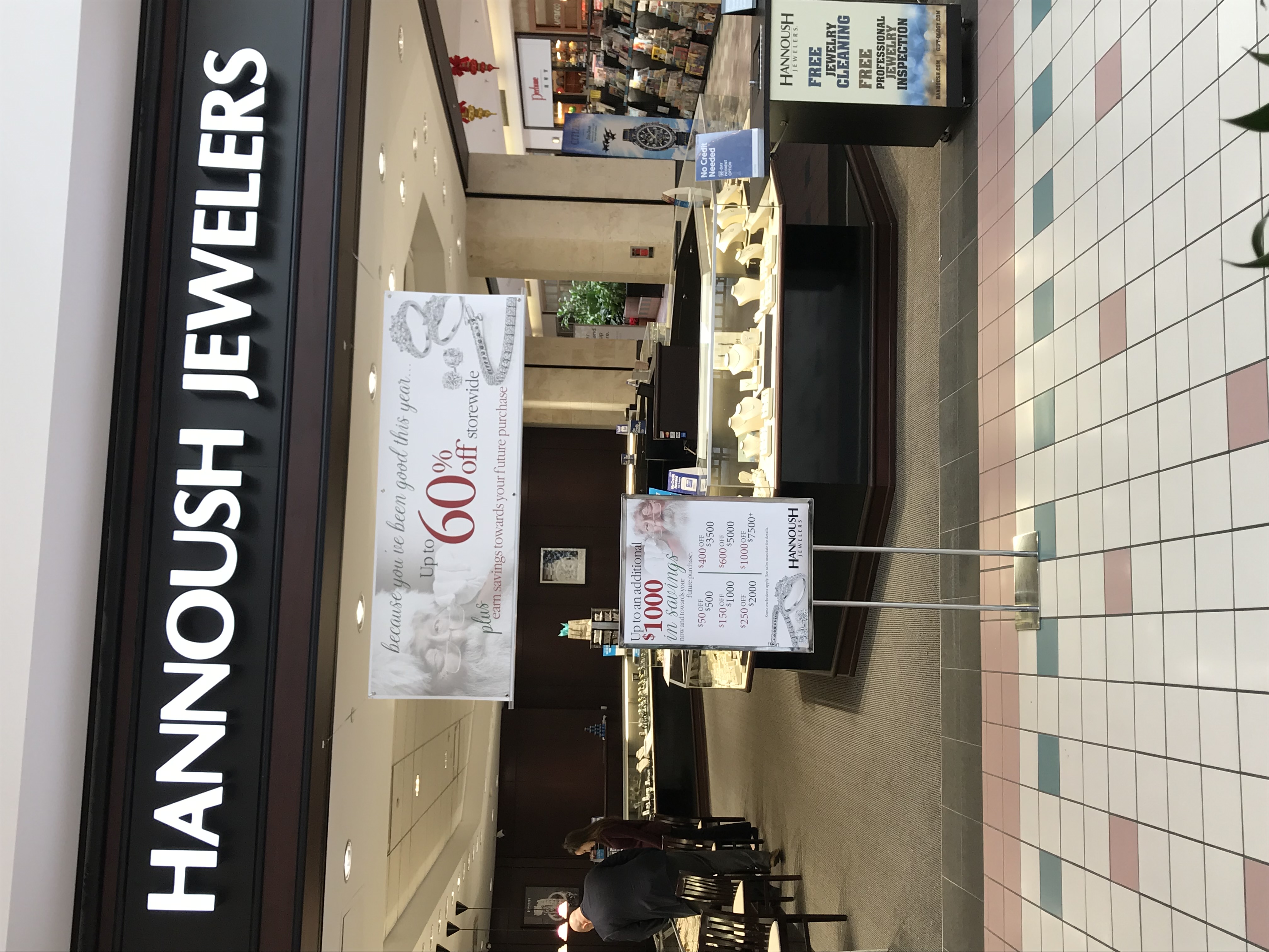 Hannoush jewelers mid rivers on sale mall